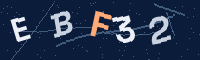 Image with a 5-character verification code
