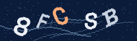Imagem com um código de verificação de 5 caracteres